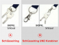 Preview: Schlüsselband mit Webband Elefanten grau Schlüsselring Karabiner, handmade BuntMixxDESIGN